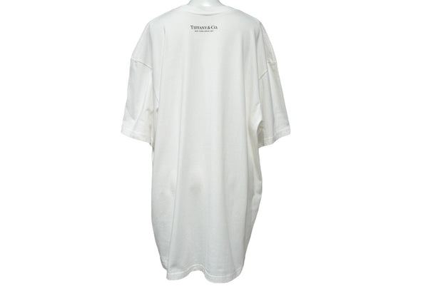 新品同様 Supreme シュプリーム Tiffany&Co.Box Logo Tee 21AW SUP-FW21-269 XLサイズ ボックスロゴ Tシャツ コットン ホワイト 中古 62362
