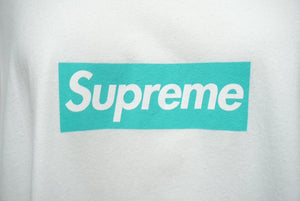 新品同様 Supreme シュプリーム Tiffany&Co.Box Logo Tee 21AW SUP-FW21-269 XLサイズ ボックスロゴ Tシャツ コットン ホワイト 中古 62362
