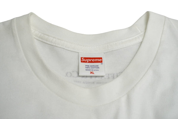 新品同様 Supreme シュプリーム Tiffany&Co.Box Logo Tee 21AW SUP-FW21-269 XLサイズ ボックスロゴ Tシャツ コットン ホワイト 中古 62362