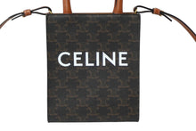 Load image into Gallery viewer, 極美品 CELINE セリーヌ ショルダーバッグ ミニ バーティカル トリオンフ キャンバス 194372BZK.04LU ロゴプリント 中古 62392