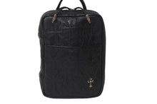 画像をギャラリービューアに読み込む, 未使用 CHROME HEARTS クロムハーツ ハンドバッグ EVERYDAY CARRY L エブリデイ レザー シルバー925 中古 62396