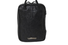 画像をギャラリービューアに読み込む, 未使用 CHROME HEARTS クロムハーツ ハンドバッグ EVERYDAY CARRY L エブリデイ レザー シルバー925 中古 62396