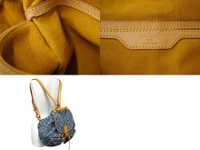 画像をギャラリービューアに読み込む, LOUIS VUITTON ルイヴィトン サックアドGM リュック・バックパック M95056 モノグラムデニム ブルー ゴールド金具 美品 中古 62408