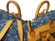 画像をギャラリービューアに読み込む, LOUIS VUITTON ルイヴィトン サックアドGM リュック・バックパック M95056 モノグラムデニム ブルー ゴールド金具 美品 中古 62408