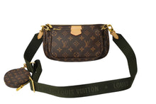 画像をギャラリービューアに読み込む, 極美品 LOUIS VUITTON ルイヴィトン ミュルティ・ポシェット・アクセソワール ショルダーバッグ モノグラム M44813 中古 62410