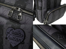 画像をギャラリービューアに読み込む, LOUIS VUITTON × NIGO ルイヴィトン ニゴー モジュラー バックパック モノグラム エクリプス ストライプ M45962 ブラック 美品 中古 62438