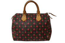 Load image into Gallery viewer, LOUIS VUITTON ルイヴィトン スピーディ25 ハンドバッグ M95009 モノグラムチェリー 村上隆 ゴールド金具 良品 中古 62444