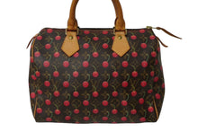Load image into Gallery viewer, LOUIS VUITTON ルイヴィトン スピーディ25 ハンドバッグ M95009 モノグラムチェリー 村上隆 ゴールド金具 良品 中古 62444