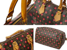 Load image into Gallery viewer, LOUIS VUITTON ルイヴィトン スピーディ25 ハンドバッグ M95009 モノグラムチェリー 村上隆 ゴールド金具 良品 中古 62444