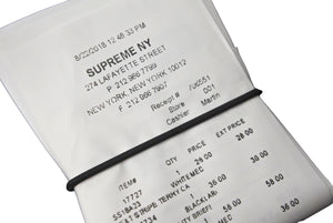 新品未使用 Supreme シュプリーム MM6 メゾン マルジエラ レシートウォレット MM6 Maison Margiela Receipt Wallet ホワイト レザー 中古 62446