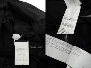 Rick Owens リックオウエンス 16SS レザーボンバージャケット RU16S3775-LCW ブラック サイズ52 美品 中古 62450