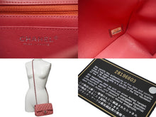 画像をギャラリービューアに読み込む, CHANEL シャネル 横長 20cm ショルダーバッグ ミニマトラッセショルダーチェーン ピンク ラムスキン 美品 中古 62445