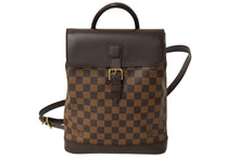Load image into Gallery viewer, 極美品 LOUIS VUITTON ルイ ヴィトン ダミエ ソーホー リュック デイパック N51132 ブラウン PVC レザー 中古 62461