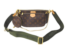 Load image into Gallery viewer, 極美品 LOUIS VUITTON ルイヴィトン ミュルティポシェット・アクセソワール カーキ ショルダーバッグ モノグラム M44813 中古 62463