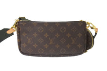 Load image into Gallery viewer, 極美品 LOUIS VUITTON ルイヴィトン ミュルティポシェット・アクセソワール カーキ ショルダーバッグ モノグラム M44813 中古 62463