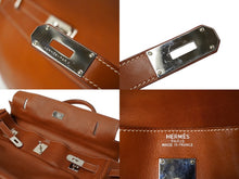 Load image into Gallery viewer, 激レア HERMES エルメス ケリー50 リラックス バレニア フォーブ シルバー金具 □N刻印 ハンドバッグ 美品 中古 62466