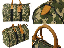 画像をギャラリービューアに読み込む, LOUISVUITTON ルイヴィトン モノグラム フラージュ スピーディ35 ボストンバッグ ハンドバッグ M95773 迷彩 村上隆 美品 中古 62474
