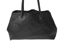 画像をギャラリービューアに読み込む, CHROME HEARTS クロムハーツ 3セメタリー トートバッグ レザー ハンドバッグ ブラック シルバー925 美品 中古 62479