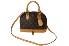 画像をギャラリービューアに読み込む, LOUIS VUITTON ルイヴィトン アルマBB ハンドバッグ M53152 モノグラムキャンバス ブラウン ゴールド金具 美品 中古 62483