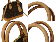画像をギャラリービューアに読み込む, LOUIS VUITTON ルイヴィトン アルマBB ハンドバッグ M53152 モノグラムキャンバス ブラウン ゴールド金具 美品 中古 62483