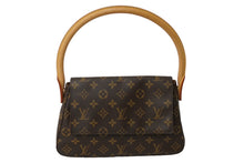 Load image into Gallery viewer, 極美品 LOUIS VUITTON ルイヴィトン モノグラム ミニルーピング ワンショルダーバッグ M51147 ブラウン 中古 62484
