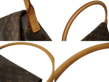 Load image into Gallery viewer, 極美品 LOUIS VUITTON ルイヴィトン モノグラム ミニルーピング ワンショルダーバッグ M51147 ブラウン 中古 62484