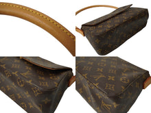 Load image into Gallery viewer, 極美品 LOUIS VUITTON ルイヴィトン モノグラム ミニルーピング ワンショルダーバッグ M51147 ブラウン 中古 62484