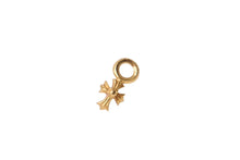 Load image into Gallery viewer, 極美品 CHROME HEARTS クロムハーツ 22K CHクロス スタック チャーム ゴールド ネックレストップ 2.001g 小物 中古 62508