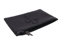Load image into Gallery viewer, CHROME HEARTS クロムハーツ クロスパッチ ジッパーチェンジパース コインケース 小物入れ ブラック シルバー925 美品 中古 62514