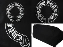 画像をギャラリービューアに読み込む, CHROME HEARTS クロムハーツ ルシール トートバッグ キャンバス ダガー ロゴプリント ブラック シルバー925 美品 中古 62517