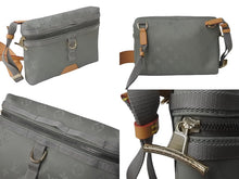 Load image into Gallery viewer, 極美品 LOUIS VUITTON ルイヴィトン メッセンジャーPM ボディバッグ モノグラムチタニウム M43889 グレー 中古 62524