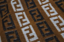 画像をギャラリービューアに読み込む, 極美品 FENDI フェンディ ポロシャツ サイズ42 ズッカ柄 総柄 パイル生地 コットン ナイロン マルチカラー 中古 62535