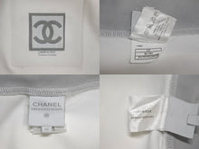 画像をギャラリービューアに読み込む, CHANEL シャネル 半袖Ｔシャツ スポーツライン ココマーク サイズ40 P17575V09971 ホワイト グレー 美品 中古 62541