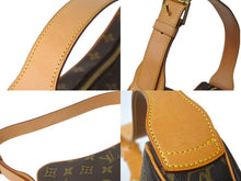 画像をギャラリービューアに読み込む, 極美品 LOUIS VUITTON ルイ ヴィトン ショルダーバッグ クロワッサンMM M51512 モノグラムキャンバス ブラウン 中古 62543