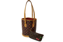 Load image into Gallery viewer, 極美品 LOUIS VUITTON ルイ ヴィトン モノグラム チェリー バケットPM 村上隆 M95012 ハンドバッグ 中古 62544