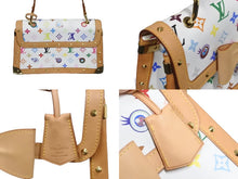 画像をギャラリービューアに読み込む, LOUIS VUITTON ルイヴィトン ハンドバッグ アイラブモノグラムGM ポシェットアイミスユー 村上隆 M92051 美品 中古 62548