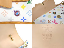 画像をギャラリービューアに読み込む, LOUIS VUITTON ルイヴィトン ハンドバッグ アイラブモノグラムGM ポシェットアイミスユー 村上隆 M92051 美品 中古 62548
