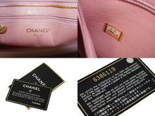 画像をギャラリービューアに読み込む, 極美品 CHANEL シャネル 復刻トート 6番台 ハンドバッグ ココマーク キャビアスキン ピンク ゴールド金具 中古 62549