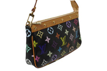 Load image into Gallery viewer, 新品同様 LOUIS VUITTON ルイヴィトン モノグラムマルチ ポシェット アクセソワ―ル ブラック M92648 村上隆 中古 62552