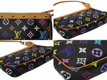 Load image into Gallery viewer, 新品同様 LOUIS VUITTON ルイヴィトン モノグラムマルチ ポシェット アクセソワ―ル ブラック M92648 村上隆 中古 62552