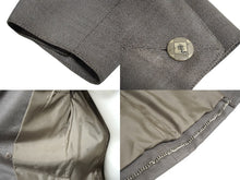 画像をギャラリービューアに読み込む, CHANEL シャネル ダブル テーラード ジャケット グレー ココマーク アウター ロゴ P10306V06349 サイズ38 美品 中古 62564