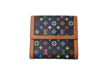 画像をギャラリービューアに読み込む, LOUIS VUITTON ルイヴィトン ポルト モネ ビエ カルトクレディ 二つ折り財布 モノグラム マルチカラー M92984 美品 中古 62751