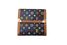 画像をギャラリービューアに読み込む, LOUIS VUITTON ルイヴィトン ポルト モネ ビエ カルトクレディ 二つ折り財布 モノグラム マルチカラー M92984 美品 中古 62751