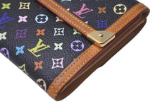 画像をギャラリービューアに読み込む, LOUIS VUITTON ルイヴィトン ポルト モネ ビエ カルトクレディ 二つ折り財布 モノグラム マルチカラー M92984 美品 中古 62751