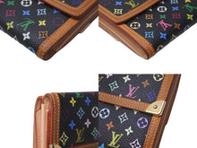 画像をギャラリービューアに読み込む, LOUIS VUITTON ルイヴィトン ポルト モネ ビエ カルトクレディ 二つ折り財布 モノグラム マルチカラー M92984 美品 中古 62751