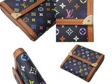画像をギャラリービューアに読み込む, LOUIS VUITTON ルイヴィトン ポルト モネ ビエ カルトクレディ 二つ折り財布 モノグラム マルチカラー M92984 美品 中古 62751