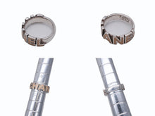 Load image into Gallery viewer, CHANEL シャネル ラウンドロゴ リング 指輪 00T刻印 サイズ11.5号 4.2g シルバー アイボリー 美品 中古 62582