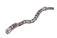 画像をギャラリービューアに読み込む, 新型 CHROME HEARTS クロムハーツ IDブレスレット ダガー 11リンク 100g シルバー925 美品 中古 62594