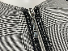 画像をギャラリービューアに読み込む, Christian Dior クリスチャンディオール キッズ ジャケット チェック柄 サイズ12A ブラック ホワイト シルバー金具 良品 中古 62601
