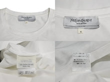 Load image into Gallery viewer, YVES SAINT LAURENT イヴサンローラン ハートロゴ 半袖Ｔシャツ 神戸限定 ホワイト サイズS 美品 中古 62611